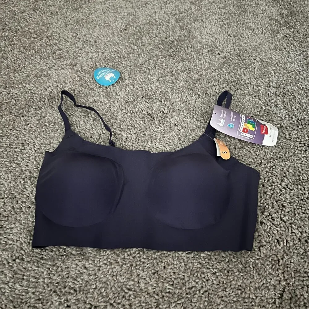 Hanes Bra Purple SM NWT - Picture 2 of 4